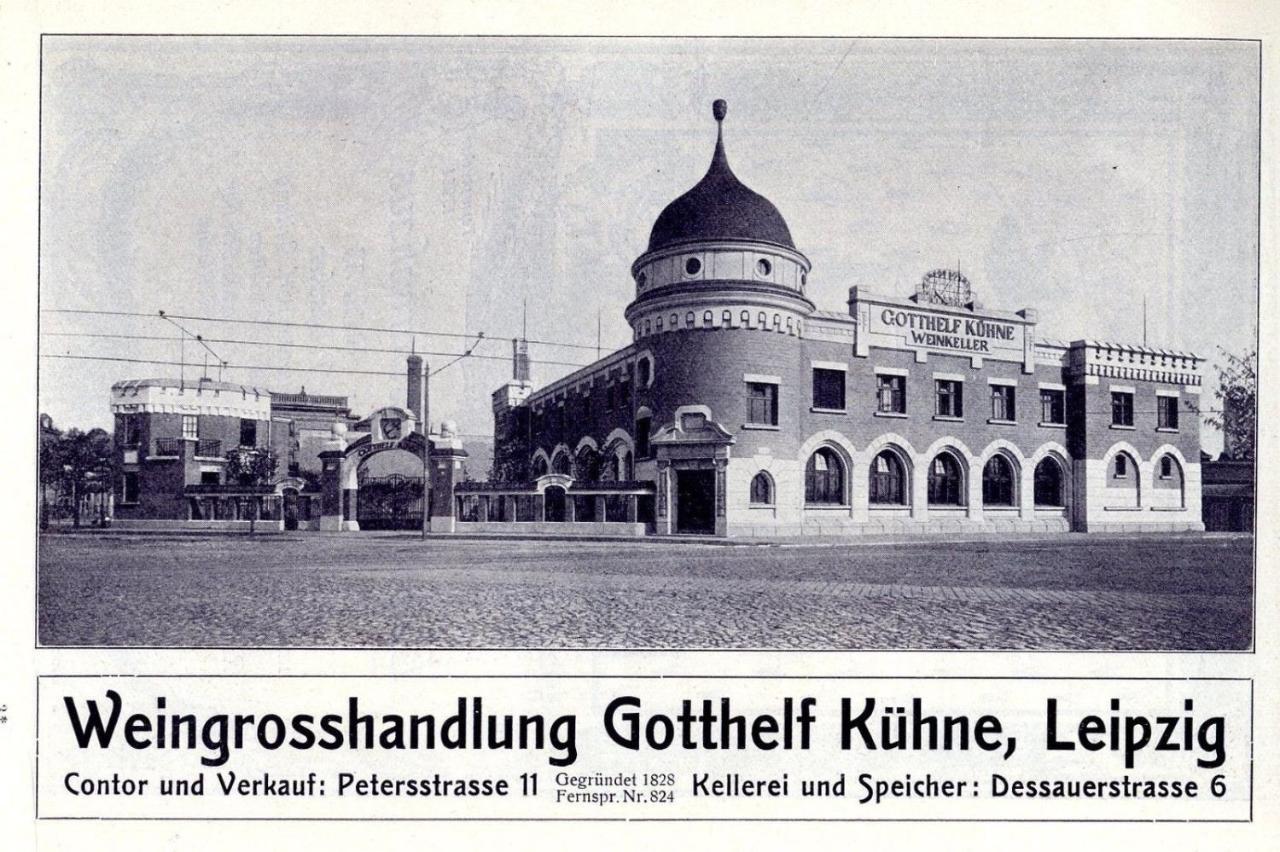 Hotel Zur Alten Stadtkellerei ライプツィヒ エクステリア 写真 Gottlieb Kühn's Leipzig warehouse, 1924